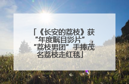 《长安的荔枝》获“年度瞩目影片”，“荔枝男团”手捧茂名荔枝走红毯