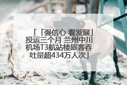 「强信心 看发展」投运三个月 兰州中川机场T3航站楼旅客吞吐量超434万人次