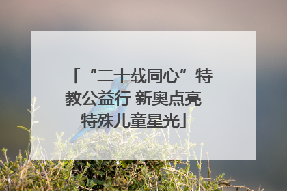 “二十载同心”特教公益行 新奥点亮特殊儿童星光