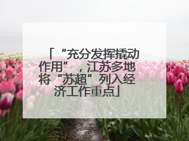 “充分发挥撬动作用”，江苏多地将“苏超”列入经济工作重点