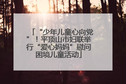 “少年儿童心向党”！平顶山市妇联举行“爱心妈妈”慰问困境儿童活动