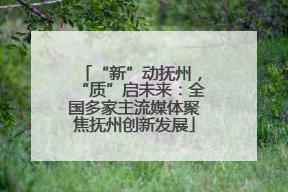 “新”动抚州，“质”启未来：全国多家主流媒体聚焦抚州创新发展
