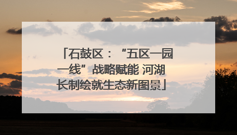 石鼓区：“五区一园一线”战略赋能 河湖长制绘就生态新图景