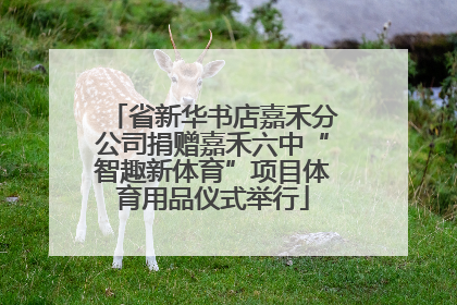 省新华书店嘉禾分公司捐赠嘉禾六中“智趣新体育”项目体育用品仪式举行