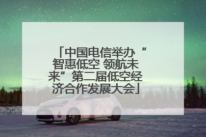 中国电信举办“智惠低空 领航未来”第二届低空经济合作发展大会