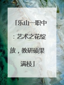 乐山一职中：艺术之花绽放，教研硕果满枝