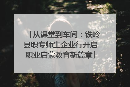 从课堂到车间：铁岭县职专师生企业行开启职业启蒙教育新篇章