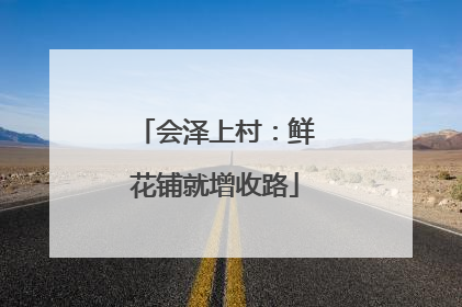 会泽上村：鲜花铺就增收路
