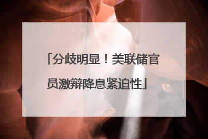 分歧明显！美联储官员激辩降息紧迫性