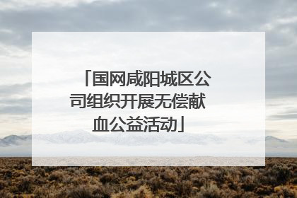 国网咸阳城区公司组织开展无偿献血公益活动