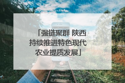 强链聚群 陕西持续推进特色现代农业提质发展