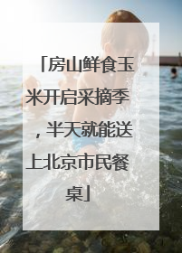 房山鲜食玉米开启采摘季，半天就能送上北京市民餐桌