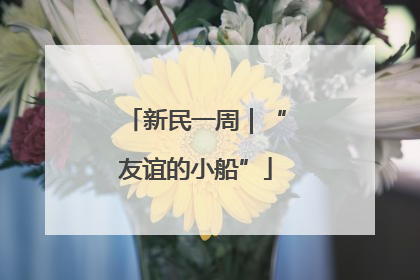 新民一周｜“友谊的小船”