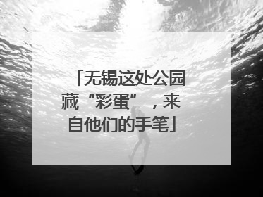 无锡这处公园藏“彩蛋”，来自他们的手笔
