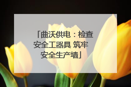 曲沃供电：检查安全工器具 筑牢安全生产墙