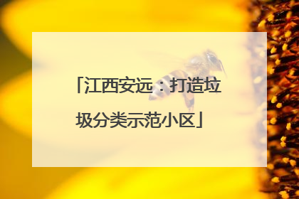 江西安远：打造垃圾分类示范小区
