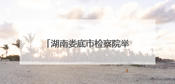 湖南娄底市检察院举办“携手关爱 共护未来”检察开放日活动