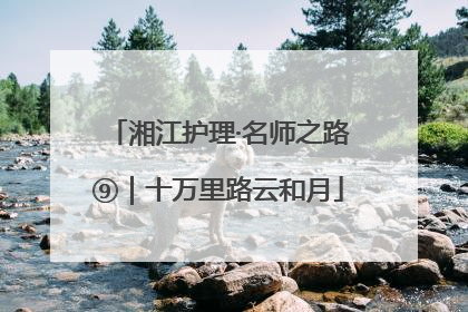 湘江护理·名师之路⑨｜十万里路云和月