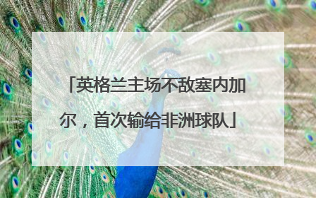英格兰主场不敌塞内加尔，首次输给非洲球队