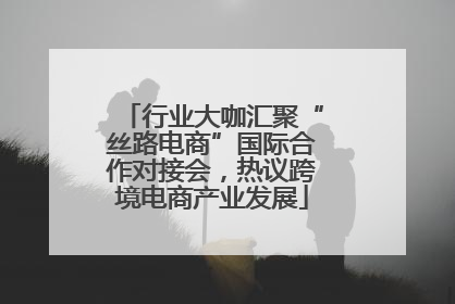 行业大咖汇聚“丝路电商”国际合作对接会，热议跨境电商产业发展