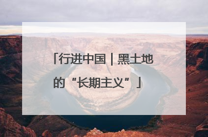 行进中国｜黑土地的“长期主义”