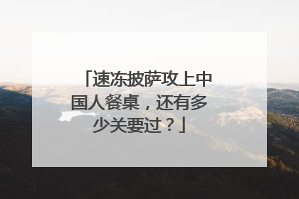 速冻披萨攻上中国人餐桌，还有多少关要过？