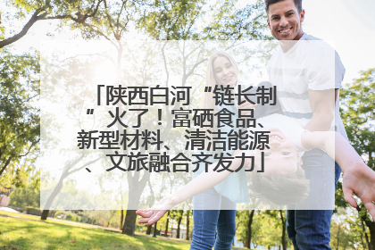 陕西白河“链长制”火了！富硒食品、新型材料、清洁能源、文旅融合齐发力