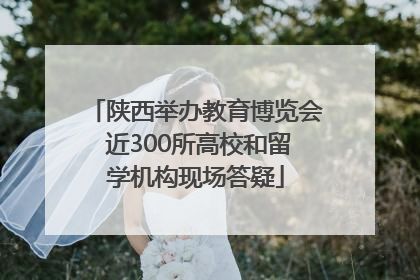 陕西举办教育博览会 近300所高校和留学机构现场答疑