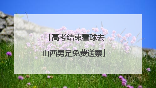 高考结束看球去 山西男足免费送票