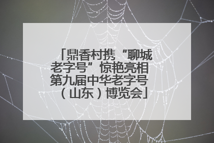 鼎香村携“聊城老字号”惊艳亮相第九届中华老字号（山东）博览会